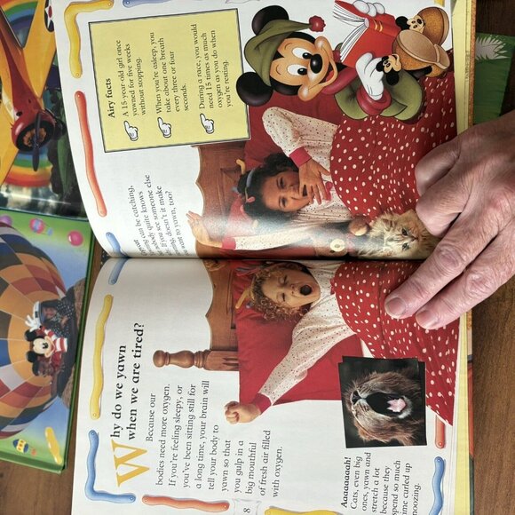 Disney Mickey Wonders Why Hardbacks 11 Books Vintage 1992 USA HomeSchool Mouse - Picture 12 of 15